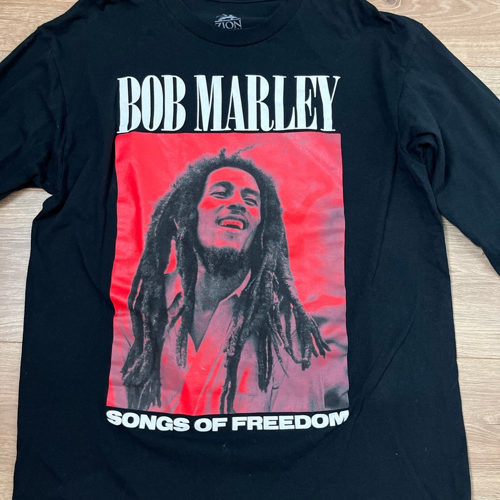 Bob Marley Black Graphic T-Shirt size XL Streetwear